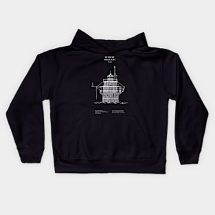 Duxbury Pier Light Lighthouse - Massachusetts - ADpng Kids Hoodie